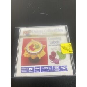 Dakota Collectibles‎ Embroidery Designs 20 Design Canning Labels